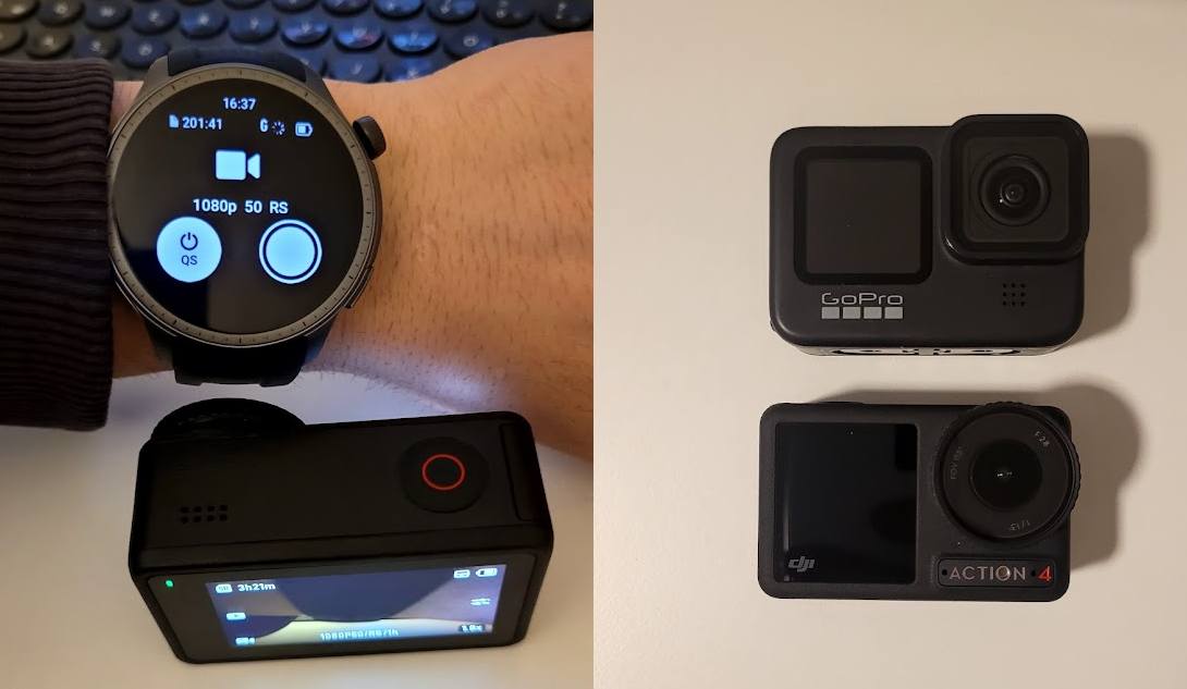 Amazfit Balance DJI Osmo Action 4 Connection